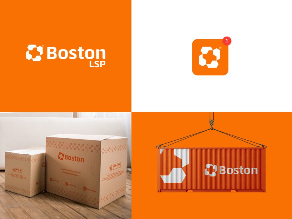 shipping, transport, logistics logo design